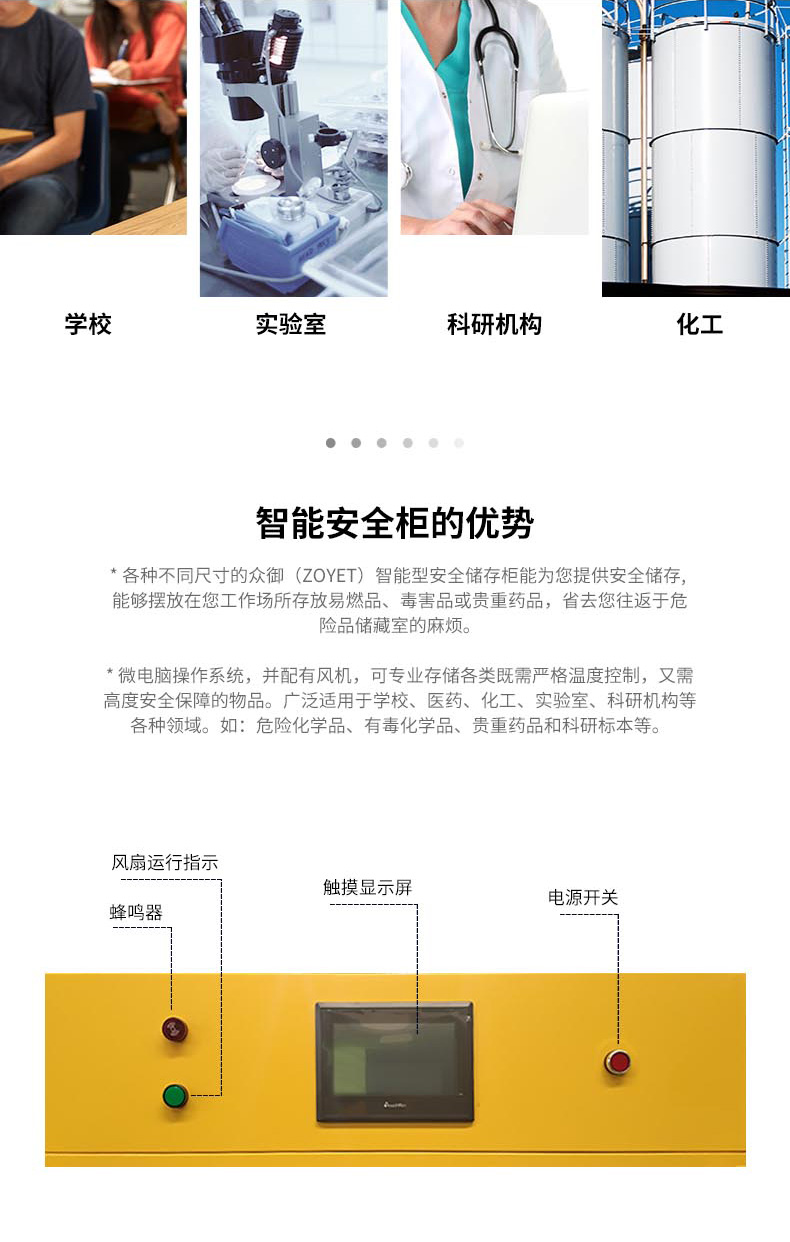 ZYC0060E智能型易燃品毒害品柜(图1)