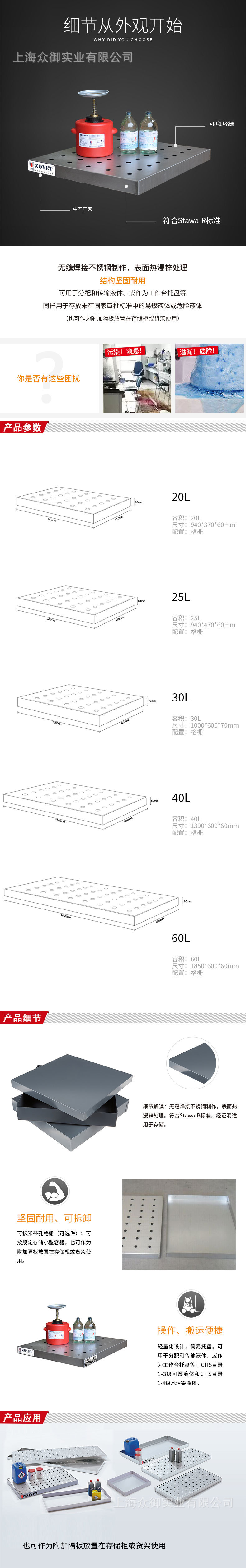 桌面式不锈钢托盘(图1)