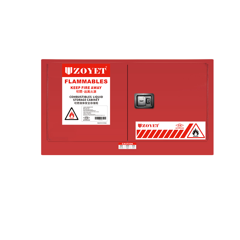 FM可燃物安全柜 (17加仑/64L)双门，自动关门