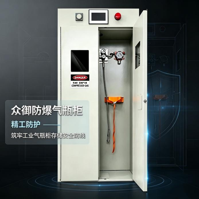 众御防爆气瓶柜：精工防护，筑牢工业气瓶存储安全防线(图1)