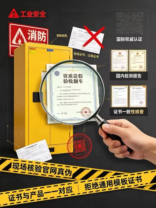 危化品安全柜选购全攻略:避开5大致命误区,合规防火不踩坑(图3) 危化品安全柜选购全攻略:避开5大致命误区,合规防火不踩坑(图3)