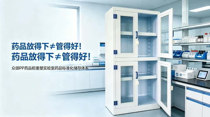 药品放得下≠管得好！众御PP药品柜重塑实验室药品标准化储存体系(图2)