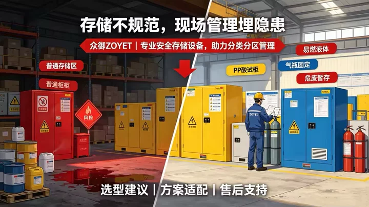众御 ZOYET 工业安全存储设备,破解企业物料存放合规难题(图2) 众御 ZOYET 工业安全存储设备,破解企业物料存放合规难题(图2)