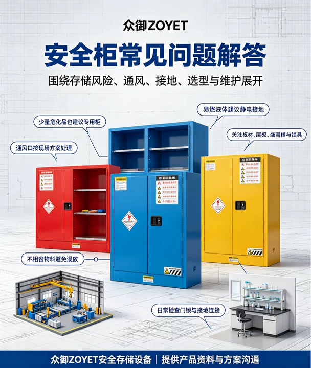 选购危化品存储柜常见疑问解答,众御 ZOYET 安全存储方案(图2) 选购危化品存储柜常见疑问解答,众御 ZOYET 安全存储方案(图2)