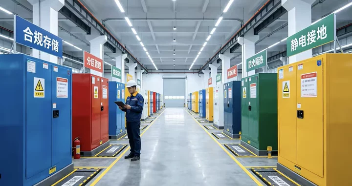 危化品存储合规持续收紧,众御 ZOYET 安全存储方案助力企业完成现场核查(图2) 危化品存储合规持续收紧,众御 ZOYET 安全存储方案助力企业完成现场核查(图2)