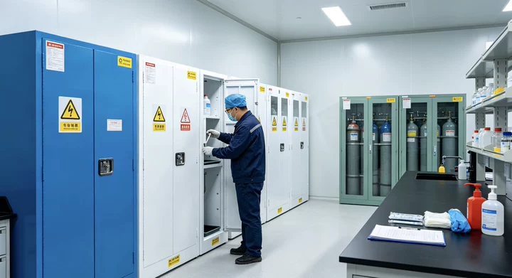 危化品存储设备选型要点,工业实验室安全存储方案|众御ZOYET(图2) 危化品存储设备选型要点,工业实验室安全存储方案|众御ZOYET(图2)