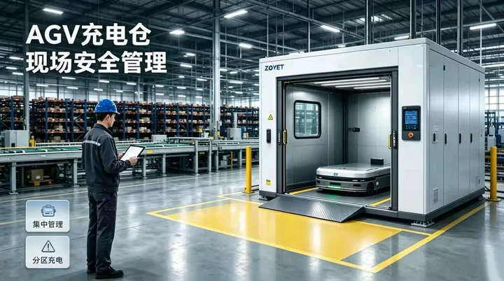 众御 ZOYET AGV 充电仓|规范车间 AGV 充电现场管理,筑牢智能制造安全防线(图2) 众御 ZOYET AGV 充电仓|规范车间 AGV 充电现场管理,筑牢智能制造安全防线(图2)